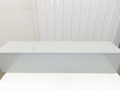 Hoffman F1010G48 Hinge Cover Wireway Straight Section 10x10x48" Trough