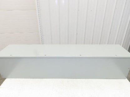 Hoffman F1010G48 Hinge Cover Wireway Straight Section 10x10x48" Trough