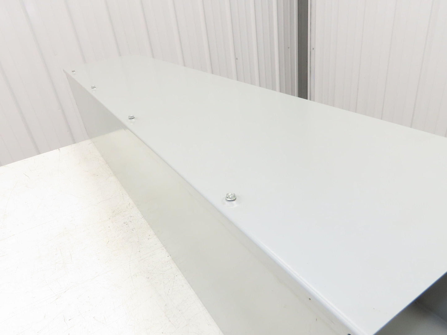 Hoffman F1010G48 Hinge Cover Wireway Straight Section 10x10x48" Trough