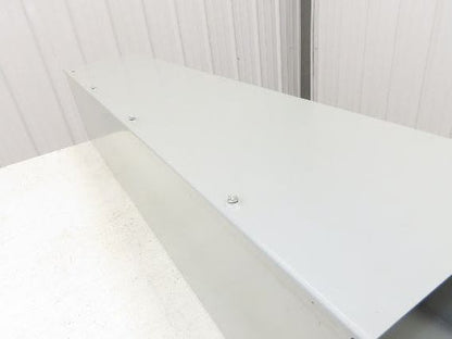 Hoffman F1010G48 Hinge Cover Wireway Straight Section 10x10x48" Trough