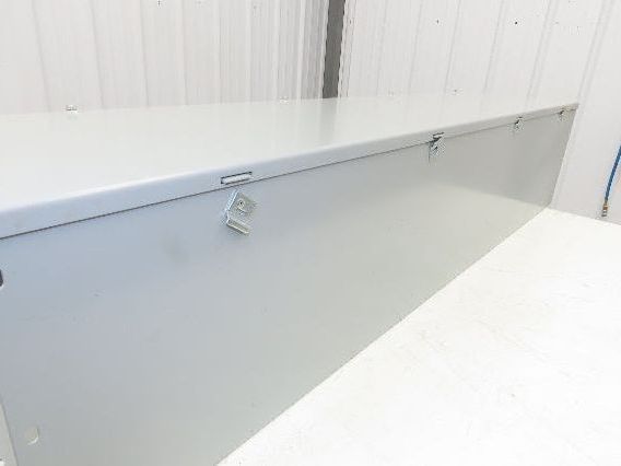 Hoffman F1010G48 Hinge Cover Wireway Straight Section 10x10x48" Trough