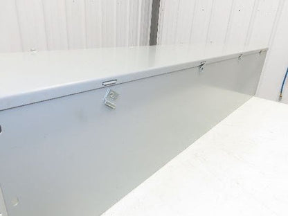 Hoffman F1010G48 Hinge Cover Wireway Straight Section 10x10x48" Trough