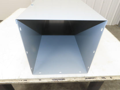 Hoffman F1010G48 Hinge Cover Wireway Straight Section 10x10x48" Trough