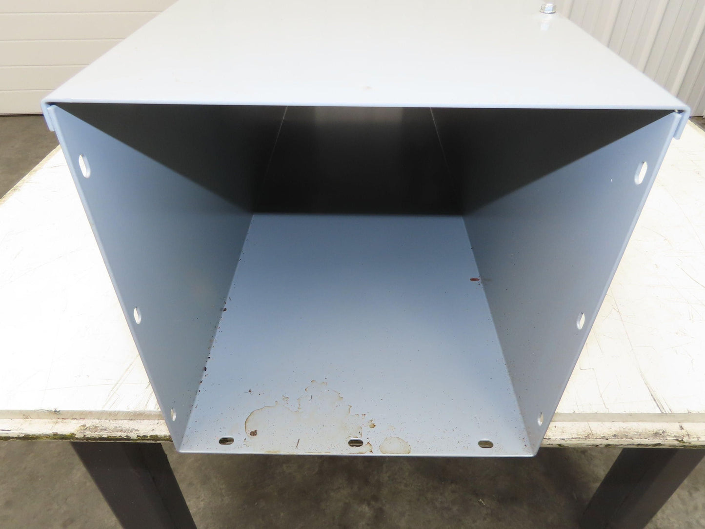 Hoffman F1010G48 Hinge Cover Wireway Straight Section 10x10x48" Trough