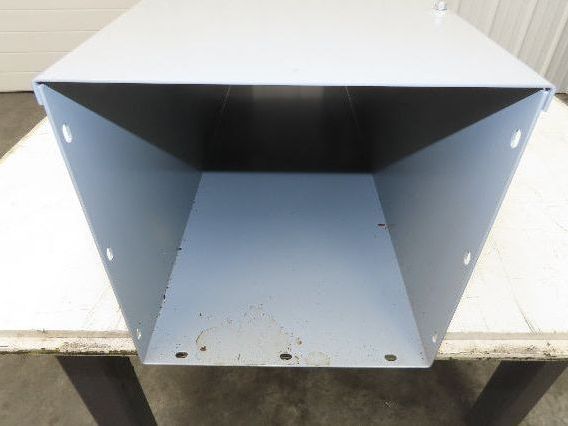 Hoffman F1010G48 Hinge Cover Wireway Straight Section 10x10x48" Trough