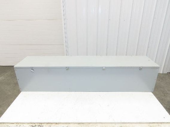 Hoffman F1010G48 Hinge Cover Wireway Straight Section 10x10x48" Trough