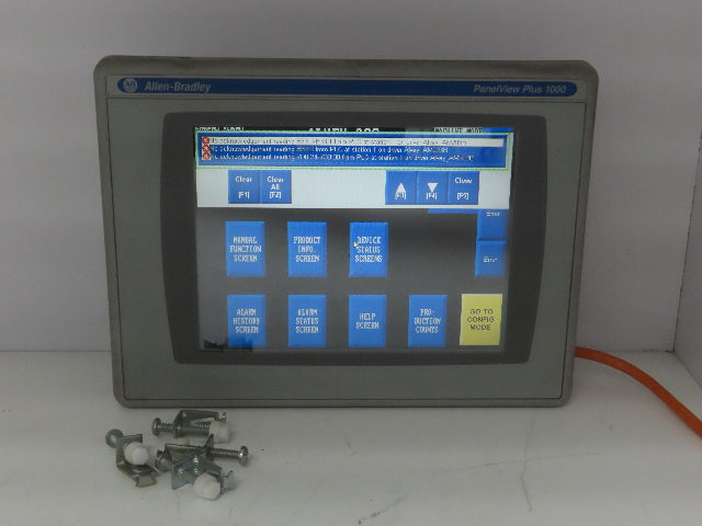 Allen Bradley 2711P-T10C6A1 HMI PanelView Plus 1000 Control Touch Panel Ser A