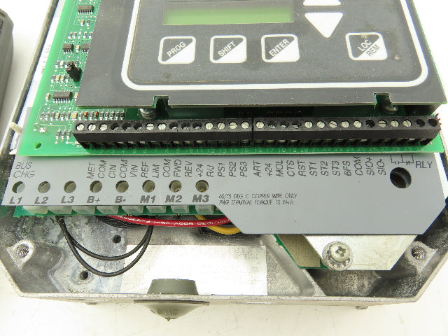 TB Wood's WFC2003-0C AC Inverter Drive 3HP 230V 3PH 3.8kVA 10.6A