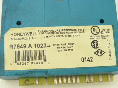 Honeywell R7849A1023 Ultraviolet UV Flame Amplifier for 7800 Series