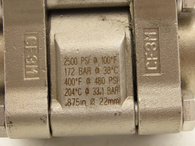 Swagelok 133 DA SS-R65CF12-33D Actuator Ball Valve 3/4" NPT Double Acting