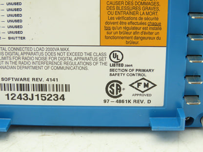 Honeywell RM7895 A 1014 Burner Control Purge Timer 30 Seconds Rev D