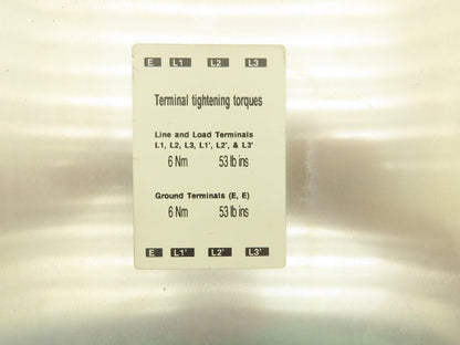 Rockwell Automation 2090-XXLF-3100 AC Drive RFI Filter 500V 3PH 100 AMP