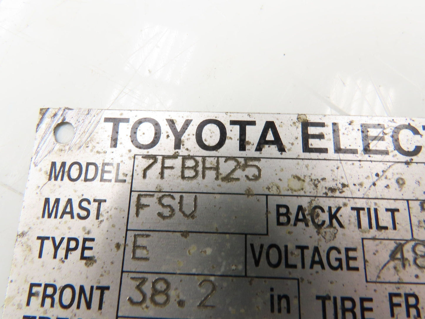 Toyota 7FBH25 Electric Forklift Steering Wheel Column Pump Controls Assembly