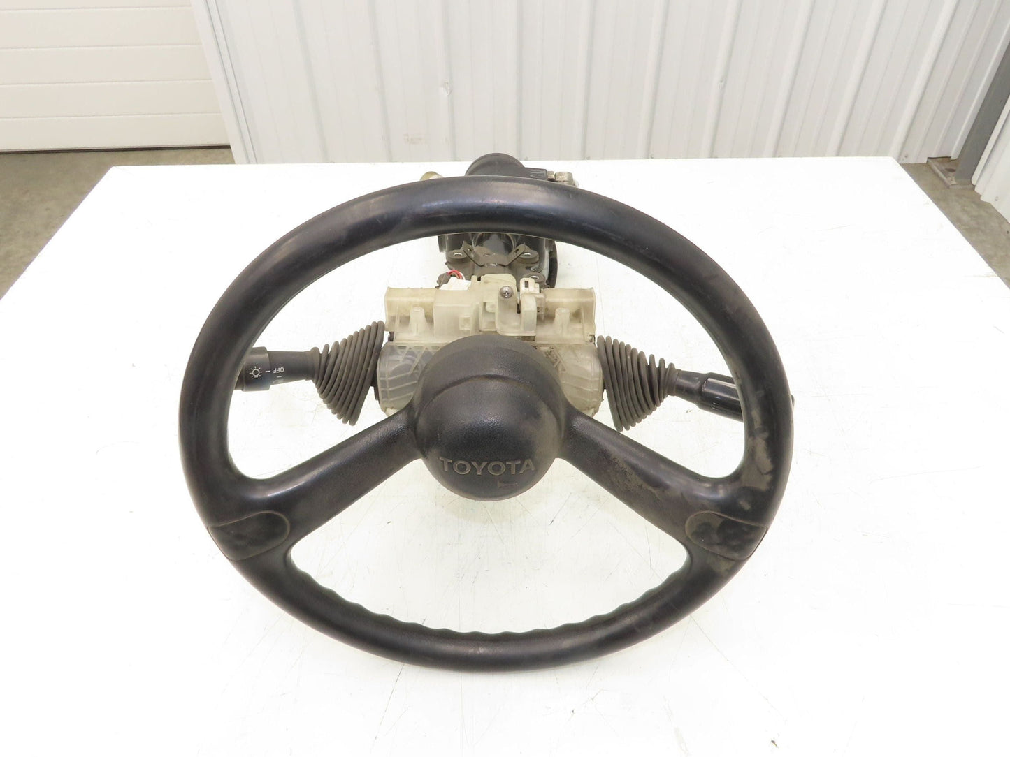 Toyota 7FBH25 Electric Forklift Steering Wheel Column Pump Controls Assembly