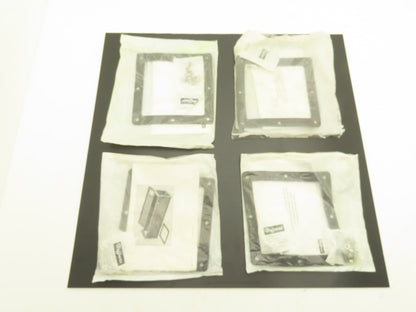 Hoffman F66WGSS Wireway Gasket Kit 6" x 6" Stainless Steel Bolts Lot of 4