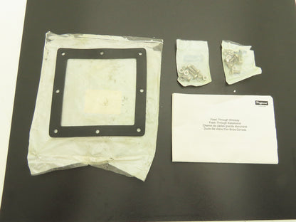 Hoffman F66WGSS Wireway Gasket Kit 6" x 6" Stainless Steel Bolts Lot of 4