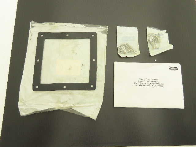 Hoffman F66WGSS Wireway Gasket Kit 6" x 6" Stainless Steel Bolts Lot of 4