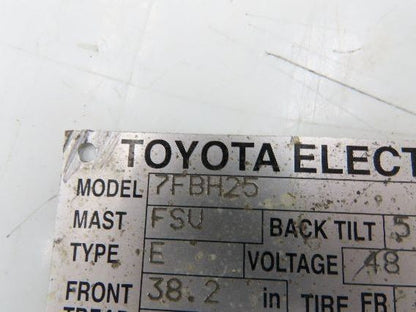 Meiden 14310-23150-71 Hydraulic Pump Motor 48V Toyota 7FBH25 Electric Forklift