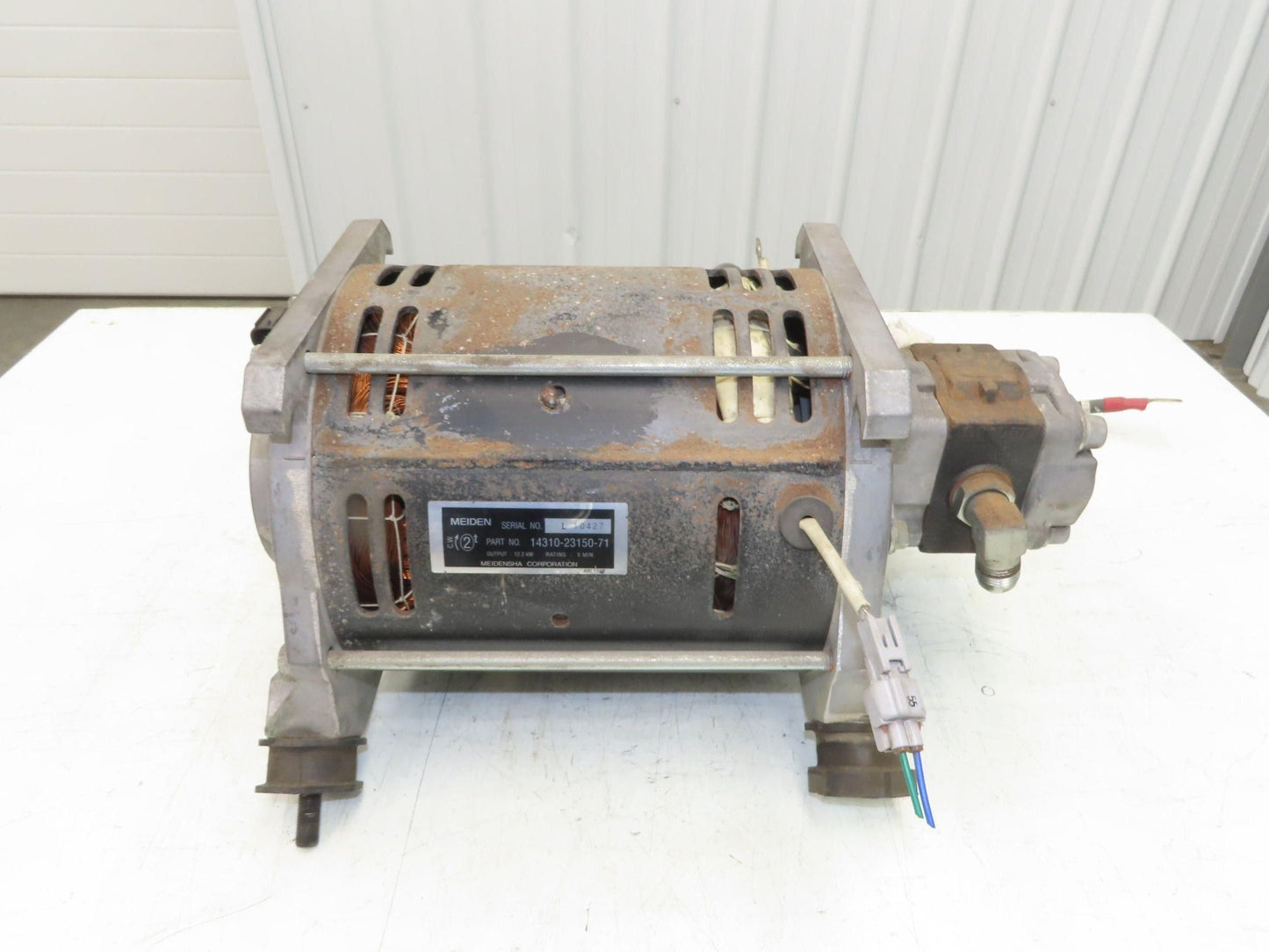 Meiden 14310-23150-71 Hydraulic Pump Motor 48V Toyota 7FBH25 Electric Forklift