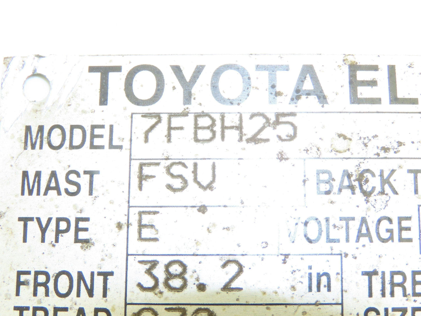 Denso TCP-031-P | 06K9465 Hydraulic Pump Motor Toyota 7FBH25 Electric Forklift