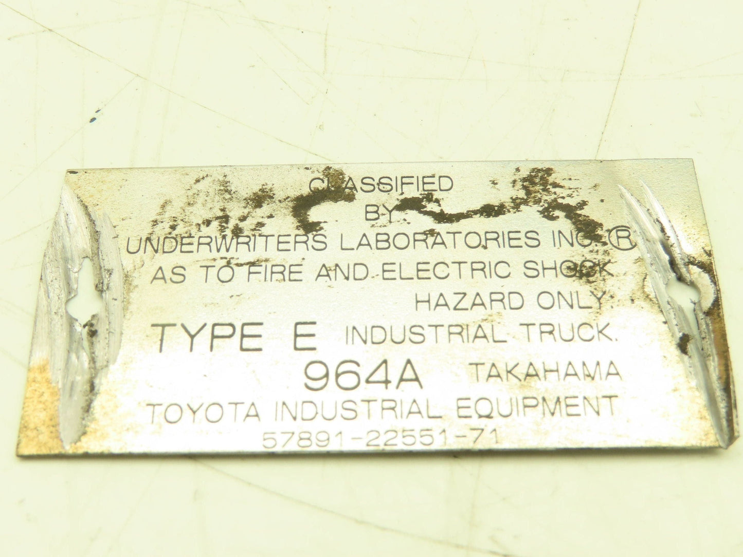 Toyota 7FBH25 Electric Forklift 48V Controller Computer Brain Box