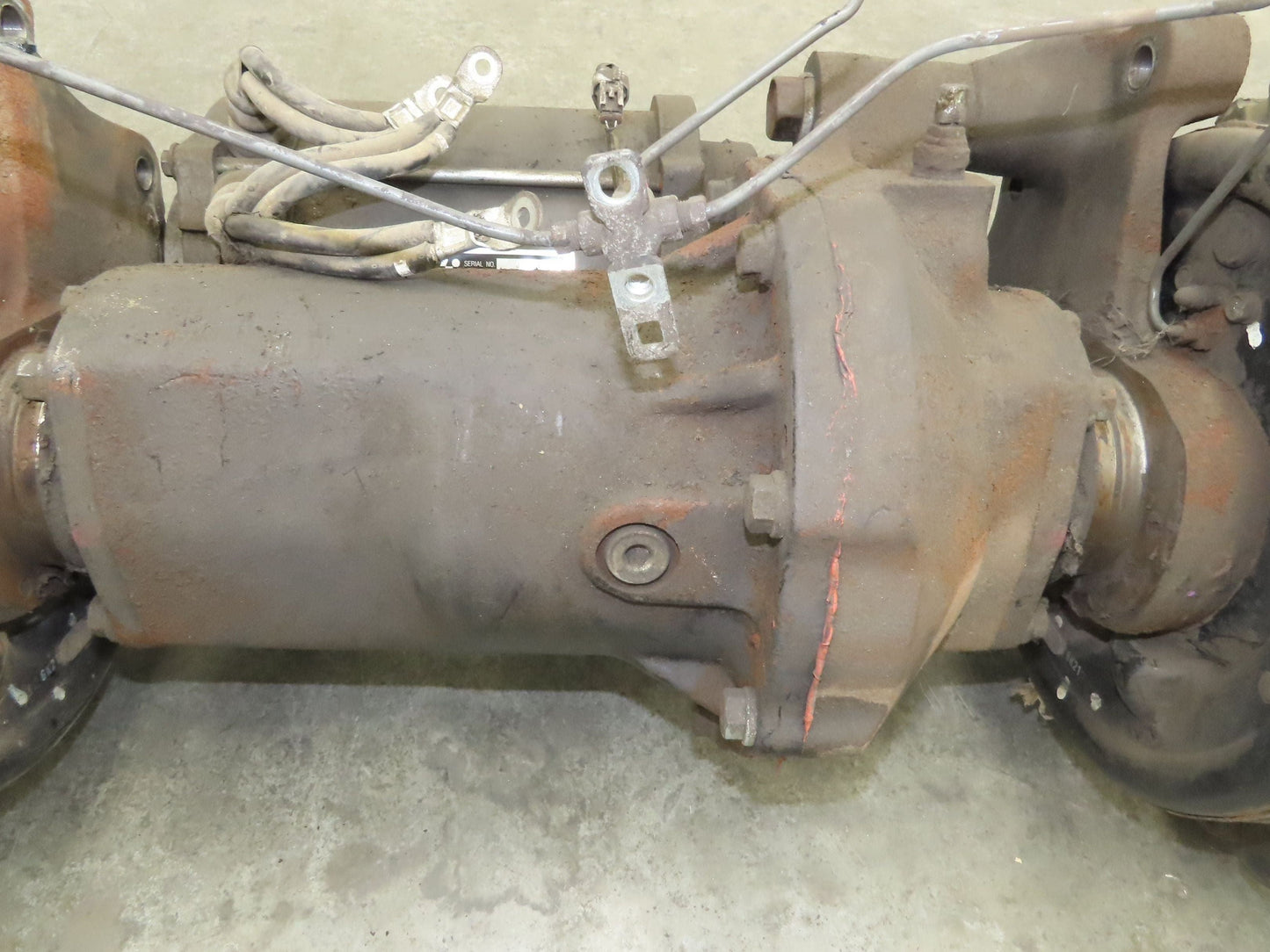 Toyota 7FBH25 Electric Forklift 48V Drive Unit Motor Axle Wheels Brake Assembly