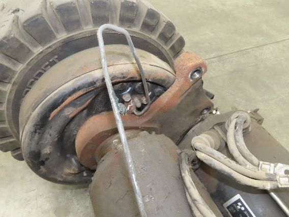 Toyota 7FBH25 Electric Forklift 48V Drive Unit Motor Axle Wheels Brake Assembly