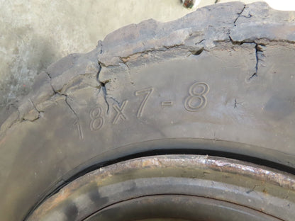 Toyota 7FBH25 Electric Forklift Dual-Wheel Steer Axle Assembly