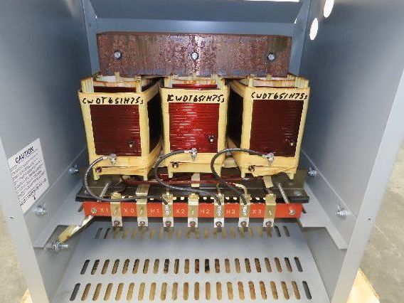 Hevi-Duty DT651H75S Drive Isolation Transformer 75kva SCR HV 460D LV 460Y/266