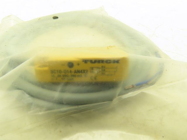 Turck BC10-Q14-AN4X2 Capacitive Sensor 10-65VDC 200mA 1-10mm sensing distance