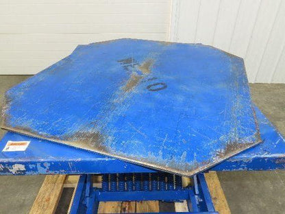 AMI Spring Loaded Industrial Pallet Load Leveler 3500lbs 42x46" Swivel Top