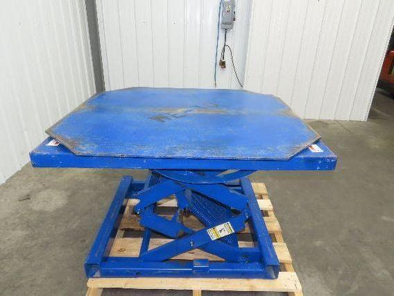 AMI Spring Loaded Industrial Pallet Load Leveler 3500lbs 42x46" Swivel Top