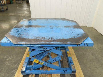 AMI Spring Loaded Industrial Pallet Load Leveler 3500lbs 42x46" Swivel Top