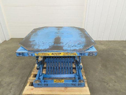 AMI Spring Loaded Industrial Pallet Load Leveler 3500lbs 42x46" Swivel Top