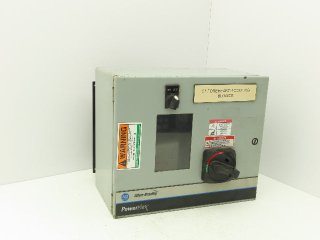 Allen Bradley 22B-D6P0H204 PowerFlex 40 VFD 3Hp 480V 3Ph Enclosure Heatsink Fuse