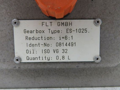 Fibro ES-1025  6:1 Gear Drive Reducer Gearbox for Rotary Indexer Table