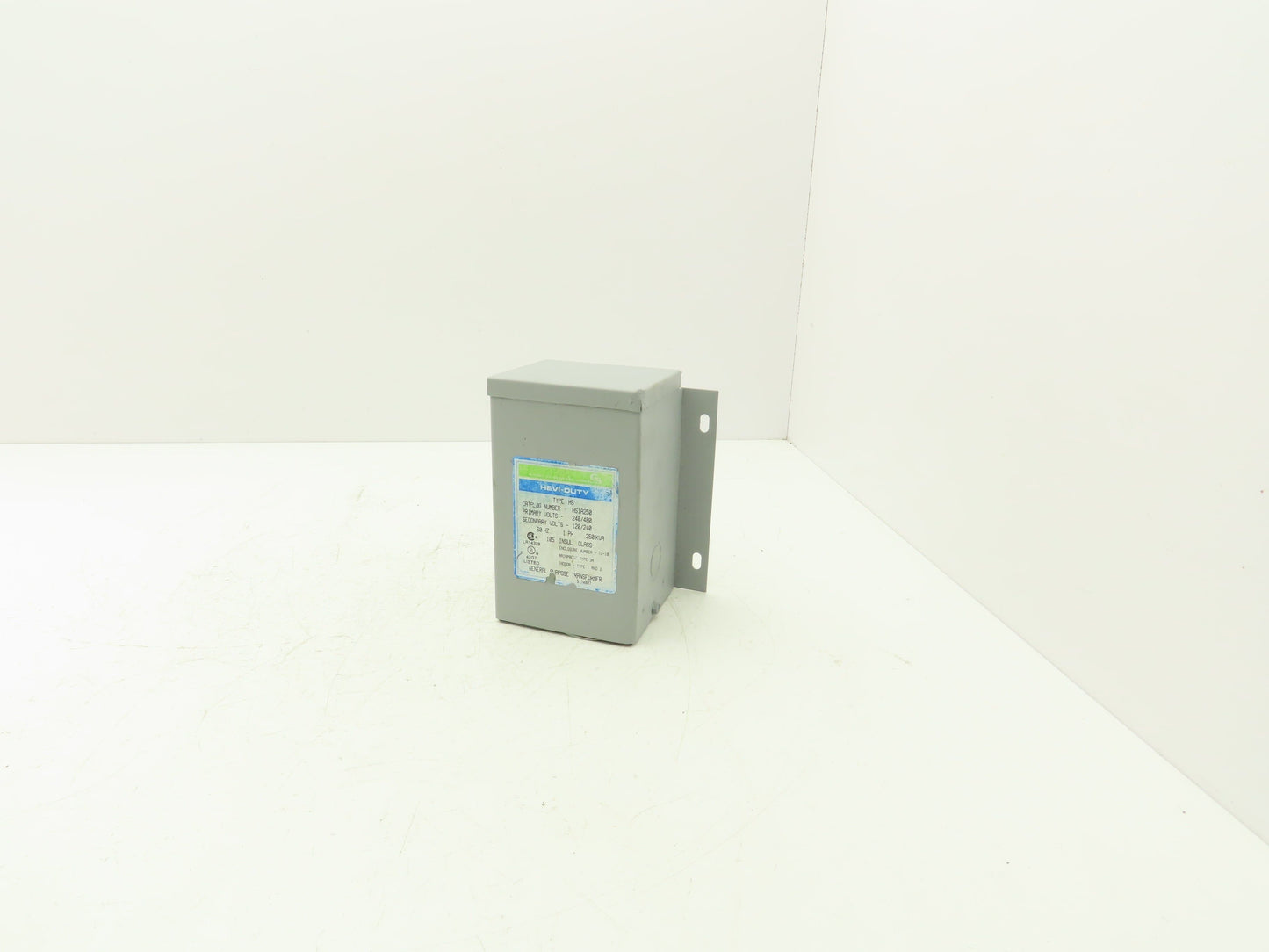 GS Hevi-Duty HS1A250 Transformer 250VA 240/480 Pri 120/240 Sec 1Ph Rainproof