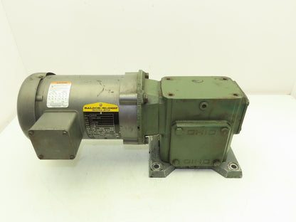 Baldor Ohio Gear Uniline 2000 Gearmotor 30:1 Reducer 58 RPM .5Hp 230/460V 56C LH