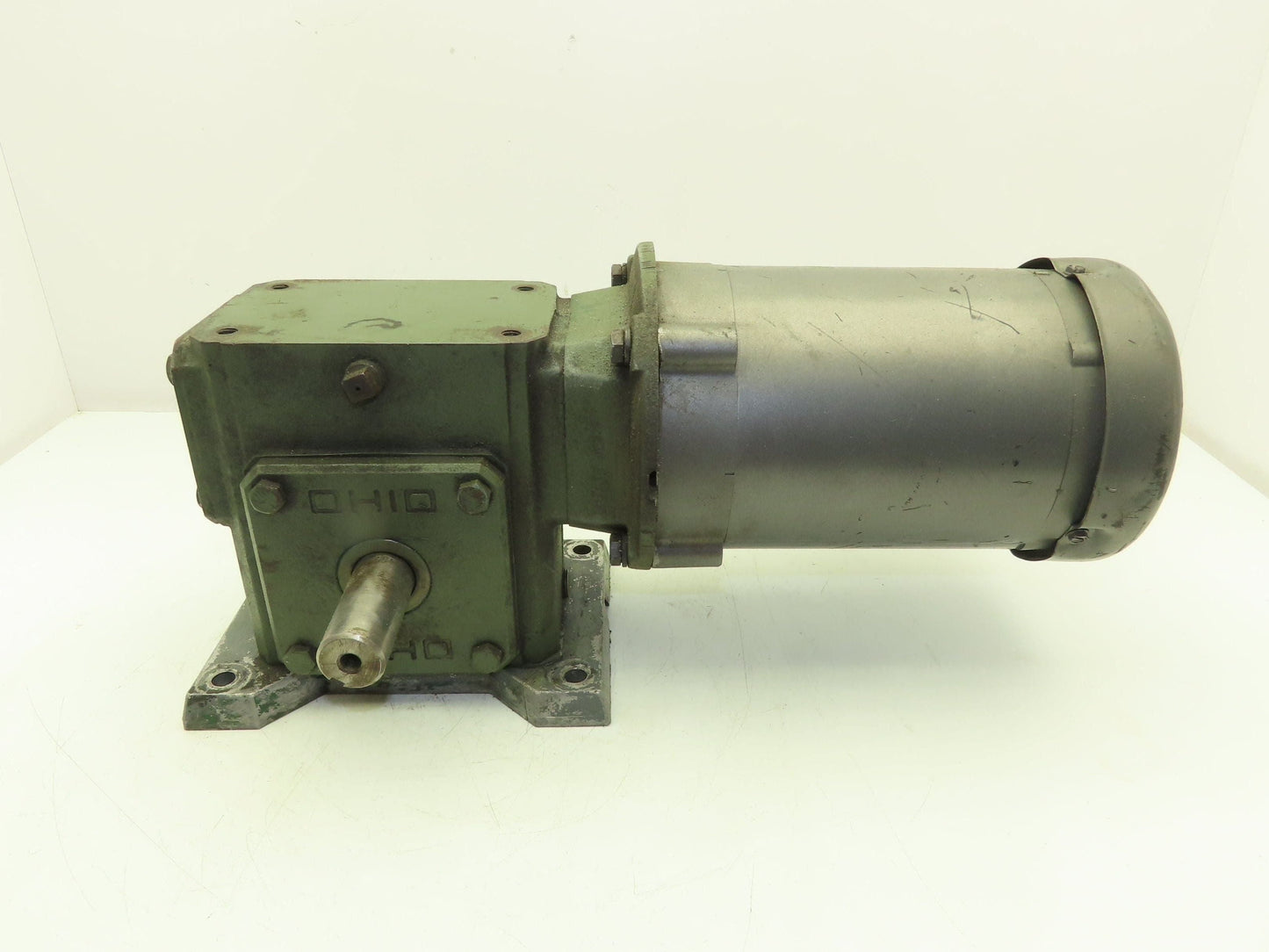 Baldor Ohio Gear Uniline 2000 Gearmotor 30:1 Reducer 58 RPM .5Hp 230/460V 56C LH