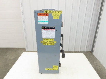 Square D DTU362AWK Double Throw Disconnect Switch Transfer 60A 600V 3 Ph