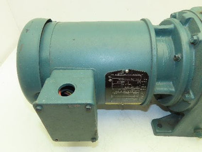 Baldor Inline Gearmotor 20:1 Reducer 55 RPM 1/4Hp 230/460V 56YZ