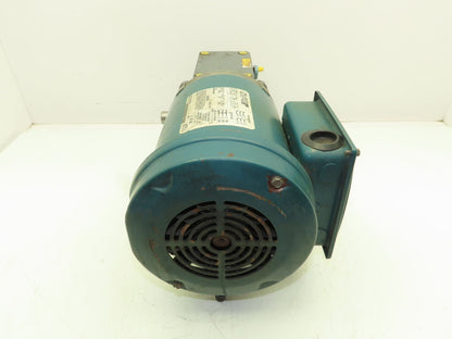 Boston Gear Reliance Gearmotor 40:1 Reducer 43 RPM .75Hp 230/460V 3PH 56C LH