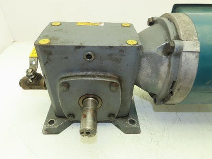 Boston Gear Reliance Gearmotor 40:1 Reducer 43 RPM .75Hp 230/460V 3PH 56C LH