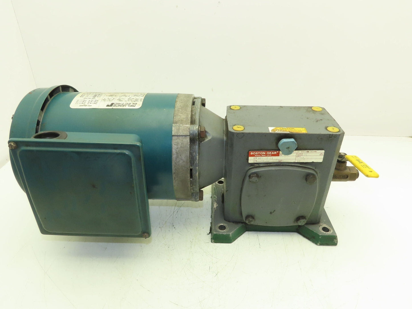 Boston Gear Reliance Gearmotor 40:1 Reducer 43 RPM .75Hp 230/460V 3PH 56C LH