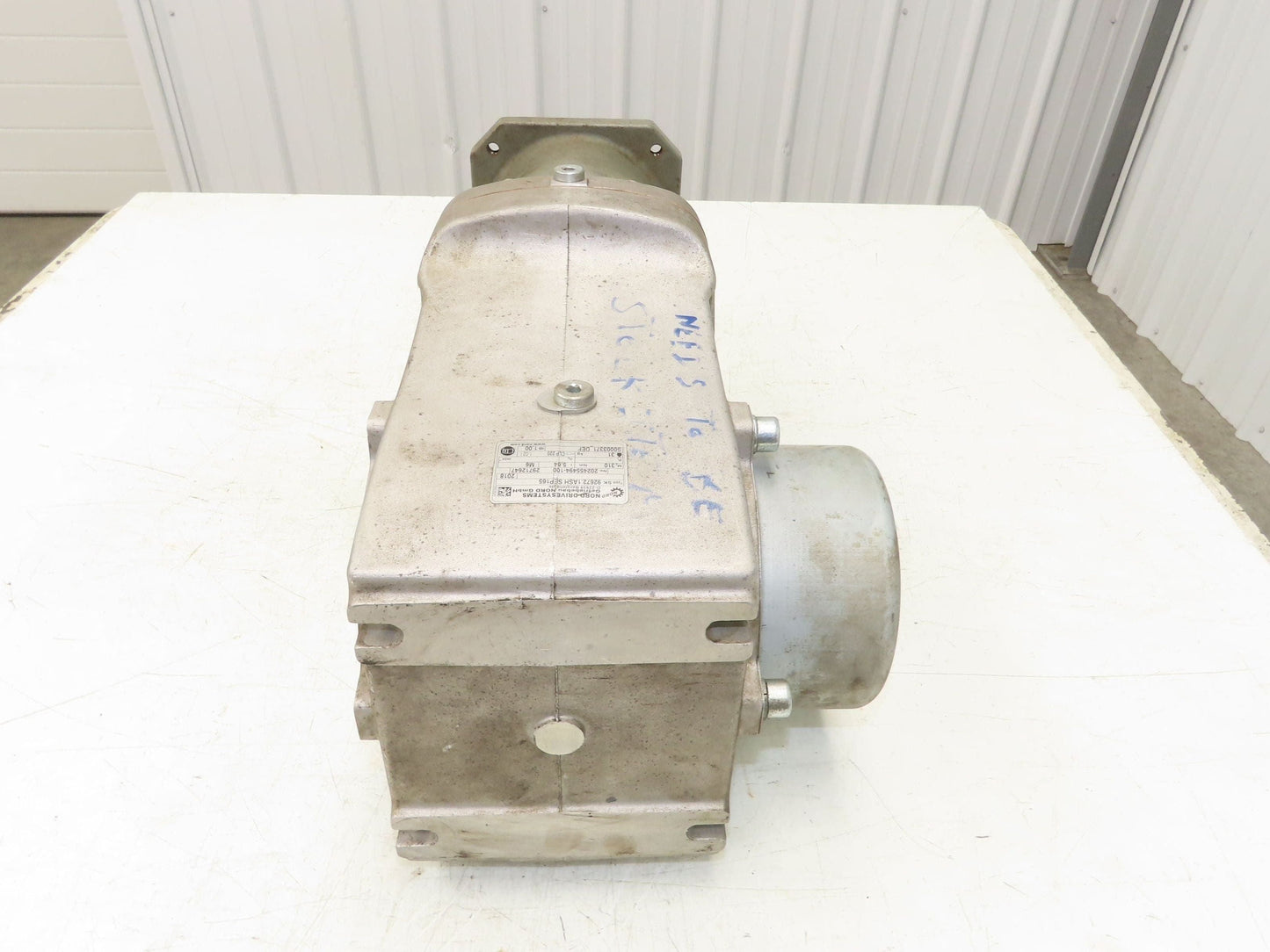 Nord SK92672.1ASH SEP165 Helical Reducer 5.64:1 Gearbox 310 RPM Hollow Shaft