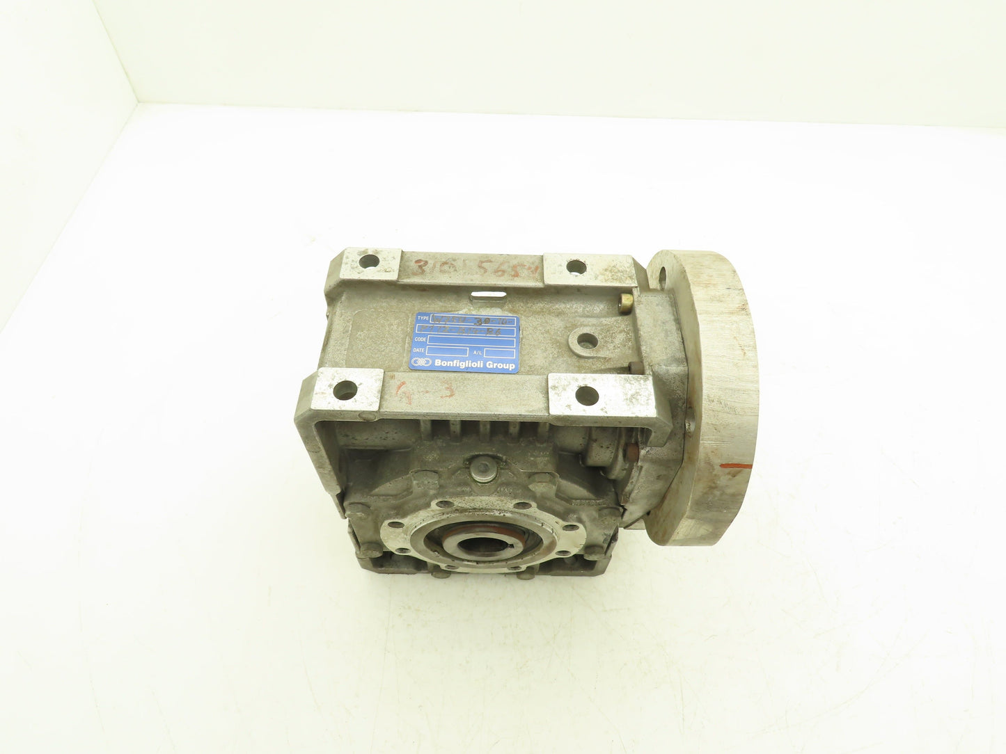 Bonfiglioli W75U-30-10-P112-B14-B6 Worm Gearbox 10:1 Reducer 175rpm Hollow Shaft