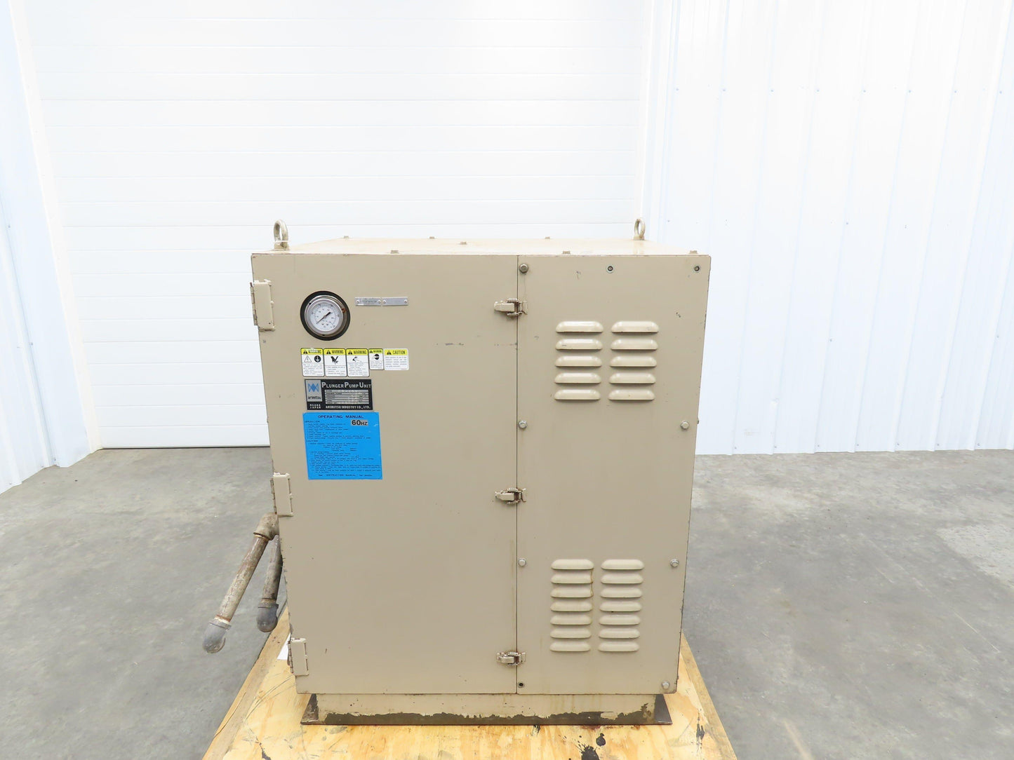 Arimitsu FB-10V High Pressure Plunger Pump 4.9MPa 710PSI 18.9GPM 3Ph 7.5kw 480V