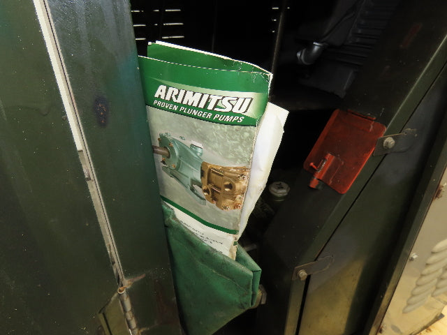 Arimitsu FB-10V High Pressure Plunger Pump 4.9MPa 710PSI 18.9GPM 3Ph 7.5kw 480V