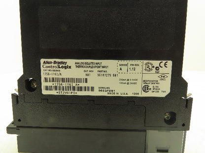 Allen Bradley 1756-IT6I ControlLogix 6 Point Isolated TC In Module Ser A FW 1.12