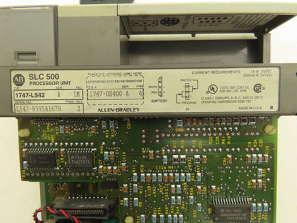 Allen Bradley 1747-L542 SLC 500 Processor Unit CPU Ser A 1M OS Ser A FRN 4